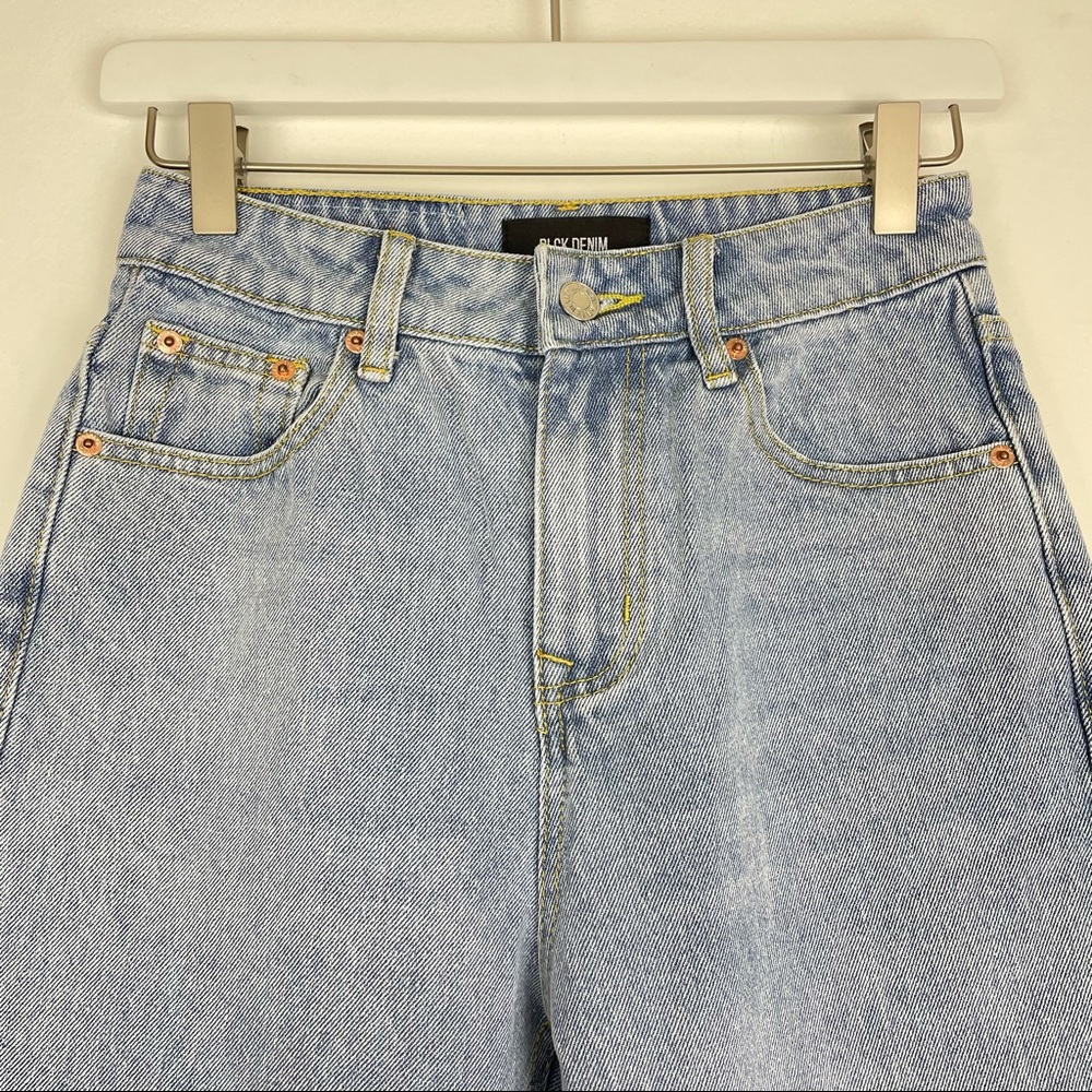 NWT BLCK DENIM High Waist wedgie fit Jeans - Picture 5 of 9